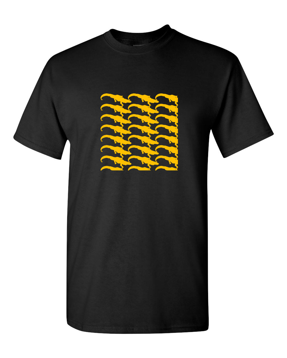 Black Golden Alligator Tee